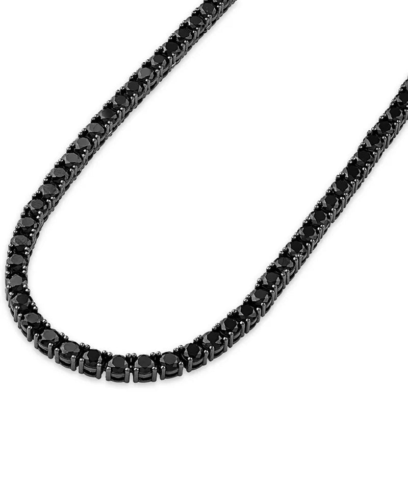 Cubic Zirconia (4Mm) Tennis Necklace 22" (Also in Black Spinel), Created for Macy'S